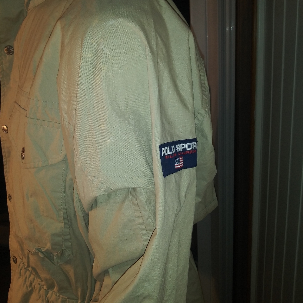 Ralph lauren polo sport throwback trench spring